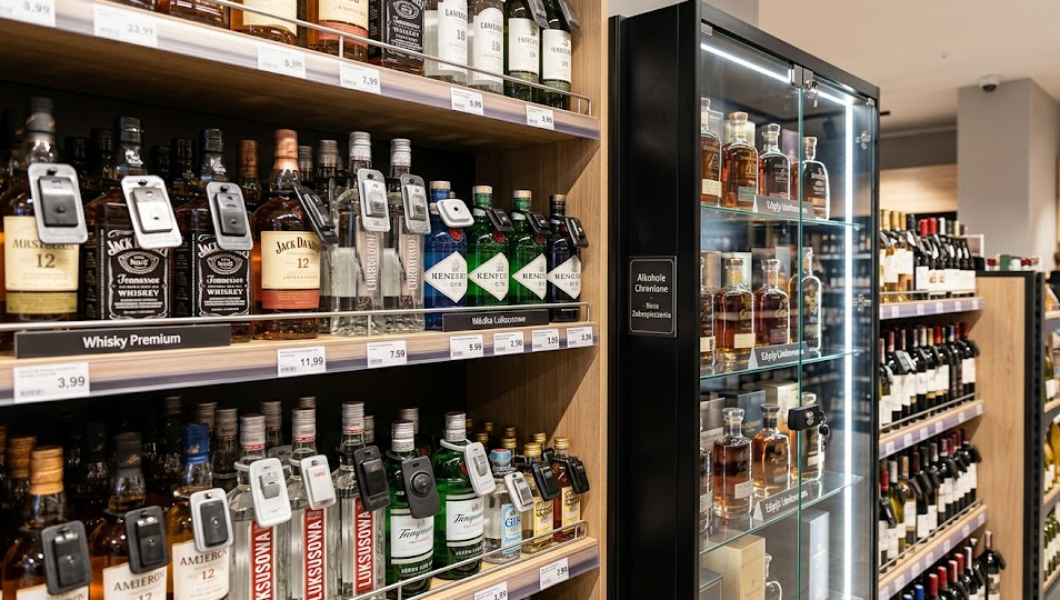 antykradzieżowe klipsy butelkowe